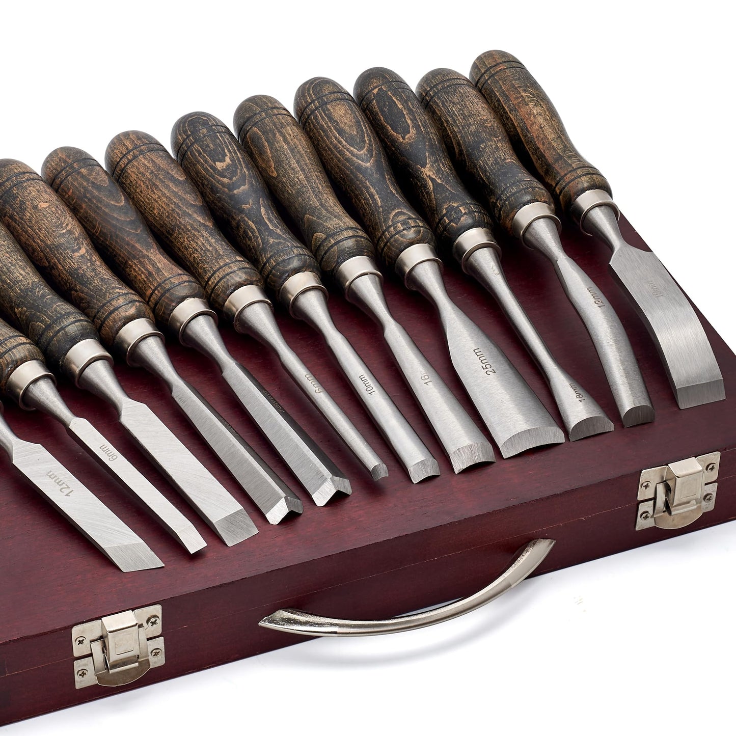 12-Pc. Chisel Set In Wooden Box at