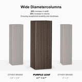 PURPLE LEAF Hardtop Gazebo 12' X 20' Outdoor Galvanized Steel Roof Backyard Canopy with Netting and Curtains Deck Garden Outside Heavy Duty Hot Tub PURPLE LEAF