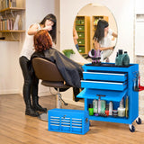 INTERGREAT Rolling Tool Chest with Wheels and 8 Drawers, Large Tool Cabinet with Drawers, Tool Storage Organizer Box with Key&Liner for Garage, INTERGREAT