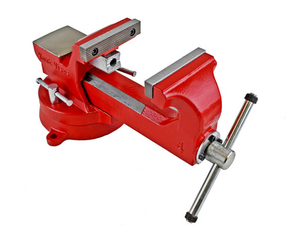 Yost Vises ADI-5 Heavy Duty Vise | 130,000 PSI Tensile Strength Austempered Ductile Iron Bench Vise | 5.5 Inch Jaw Width with a 360 Degrees - WoodArtSupply