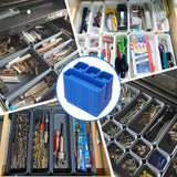 42 Pack Tool Box Organizer Tool Tray Dividers, Rolling Tool Chest Cart Cabinet Workbench Desk Drawer Organization and Storage for Hardware, Parts, KeFanta