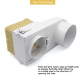 RATTMMOTOR 65mm Spindle Dust Boot Shoe CNC Spindle Motor Double Door Brush Dust Shoe Cover Cleaner Engraving Machine Accessories for CNC Engraver RATTMMOTOR