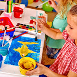 Lallisa 300 Pcs Acid Brush Bulk 3/8 Inch Wide Horsehair Acid Flux Brushes Epoxy Wood Glue Brush Tin Handle Disposable Glue Brushes for Soldering Lallisa