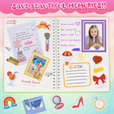 DIY Journal Kit for Girls Ages 8-12 - Girls Scrapbook Kit Gifts, DIY Journal Kit for Girls to Decorate Scrapbook, Journals for Writing, Scrapbook Kit Nexority