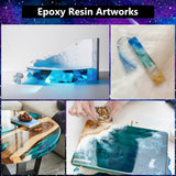 KISREL Epoxy Resin 4Gallon - Crystal Clear Epoxy Resin Kit - No Yellowing No Bubble Art Resin Casting Resin for Art Crafts, Jewelry Making, Wood & KISREL
