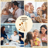 JABIHOME 4 Wooden Spoons and Forks Set, Hostess Gifts for Women, Mens Easter Gifts, Cooking Gifts for Women, Easter Gifts for Mom, Engagement Gifts Jabihome