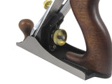 Taytools 469614 Smoothing Bench Hand Plane #4, 9-3/4 Inch Sole, Ductile Cast Body, Lapped Sides and Bottom, Blade RHC 55-60, Sapele Handle and Tote - WoodArtSupply