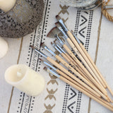 ARTIFY 24 Pieces Paint Brush Set, Expert Series, Enhanced Synthetic Brush Set with Cloth Roll and Palette Knife for Acrylic, Oil, Watercolor and ARTIFY