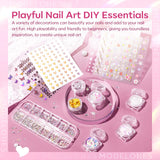 Modelones Poly Nail Gel Kit 8 Rosy Pink Colors with 48W LED Nail Lamp Poly Extension Gel Complete Nail Art Tools Professional Starter Manicure Kit modelones