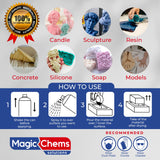 Mold Release, Silicone Mold Release Spray (16.9 fl oz / 500ml) Mold Release for Epoxy Resin and Candle Mold Release Spray (1 Pack Mega Size) Magic Chems