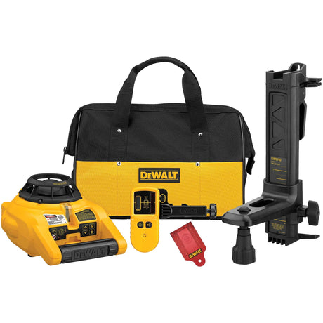 DEWALT Rotary Laser Level Kit, Indoor/Outdoor Survey Laser Transit (DW074KD), Black DEWALT
