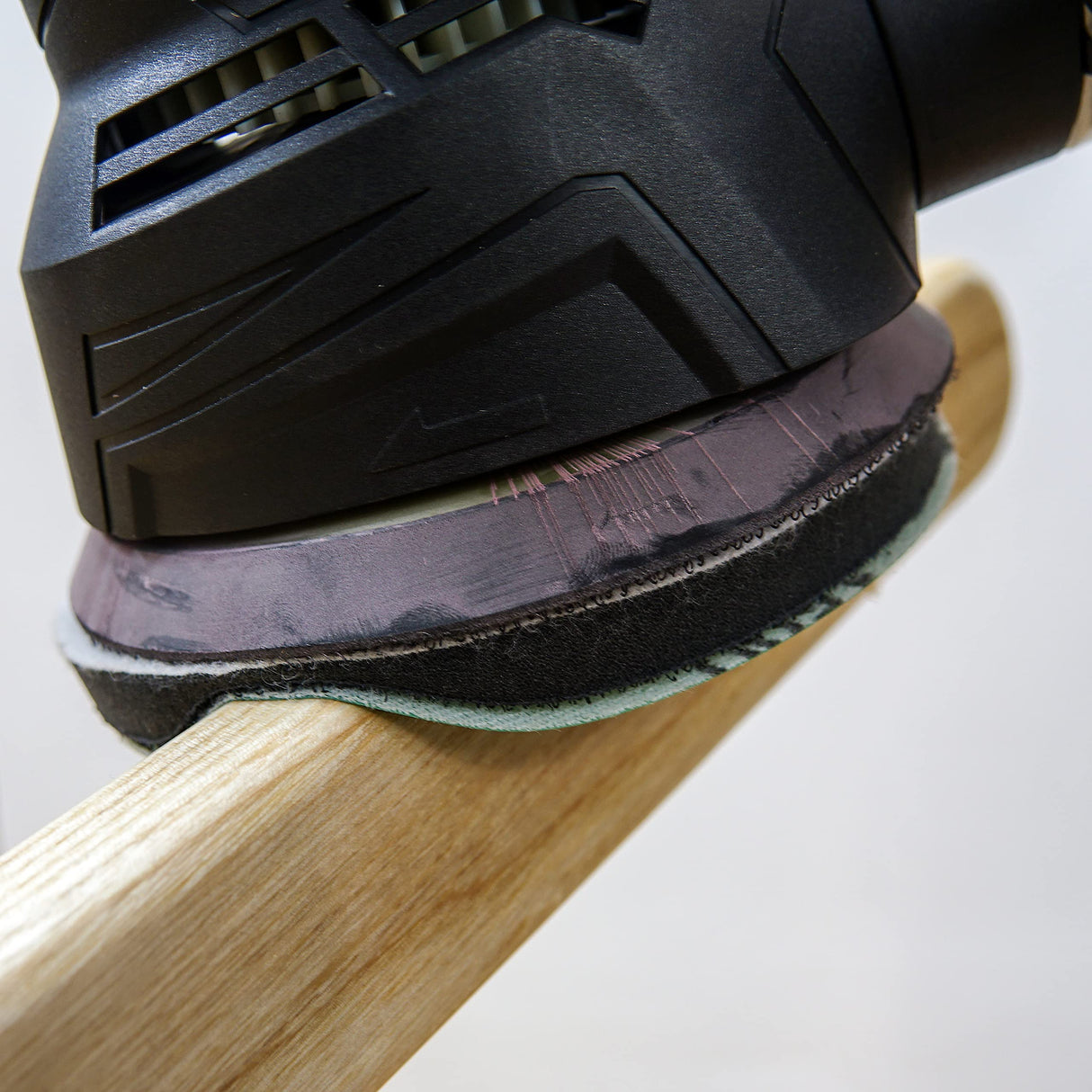 Orbital Sander Foam Pad 5 inch, Foam Sanding Pads for Orbital Sander 2pcs, Interface Pad 8 Holes, Hook and Loop Backing Pad, Soft Sander Cushion Pad, S&F STEAD & FAST