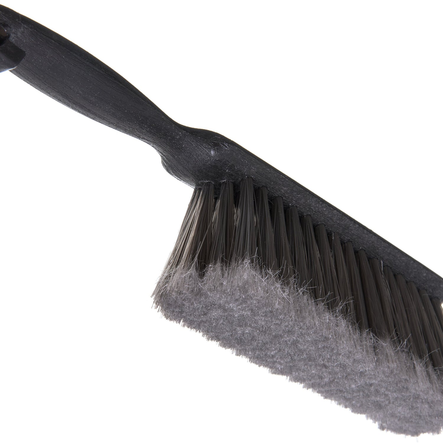 SPARTA Flo-Pac Counter Brush, Bench Brush, Dustpan Brush with Flagged Bristles for Counters, Floors, And Fireplace, 8 Inches, Gray SPARTA