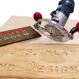 Milescraft 1225 Compact Sub Base - Universal Router Guide Sub Base for Compact Routers - Compatible with Porter Cable Style Routers, As Shown in Milescraft