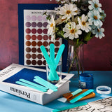 15 Pieces Reusable Stir Sticks Sets Include 12 Pieces Resin Sticks Stirring Makeup Stick and 3 Pieces Silicone Epoxy Brushes for Mixing Resin Epoxy Patelai