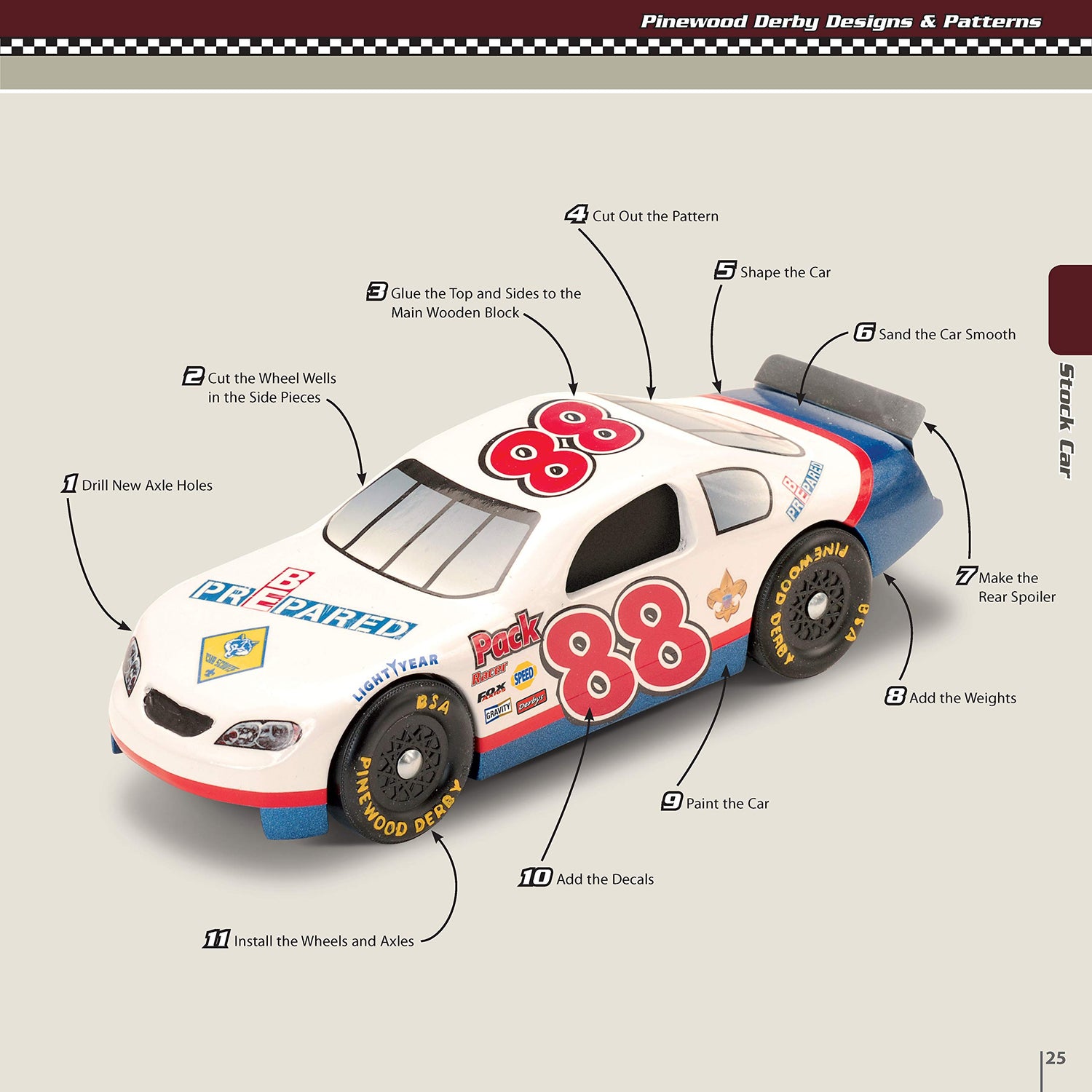 Pinewood Derby Designs & Patterns: The Ultimate Guide to Creating the Coolest Car (Fox Chapel Publishing) 34 Patterns, plus Expert Tips & Techniques Design Originals