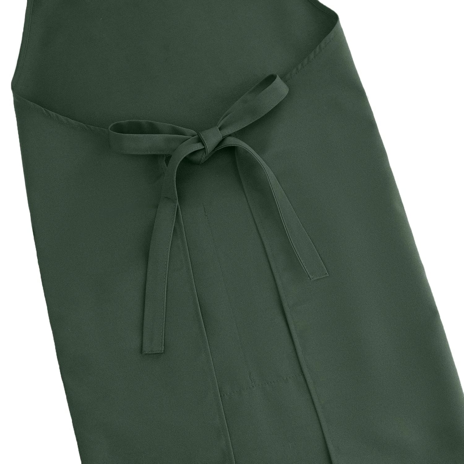LOYGLIF Apron for Men Women with Adjustable Straps and Large Pockets, Canvas Cotton Cooking Kitchen Chef Bib Aprons Waterproof Green LOYGLIF