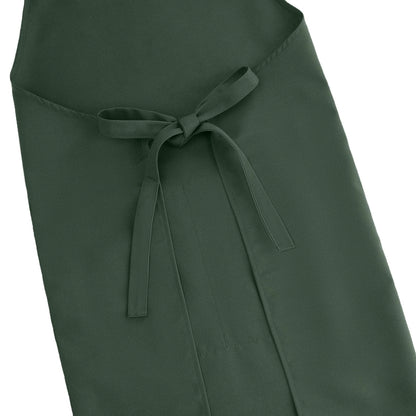 LOYGLIF Apron for Men Women with Adjustable Straps and Large Pockets, Canvas Cotton Cooking Kitchen Chef Bib Aprons Waterproof Green - WoodArtSupply