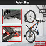 Ultrawall BIKEPAL Swivel Bike Racks, No Lifting Wall Mounted Bike Storage Solution for Home, Garage Bike Hanger, 4 Pack Ultrawall