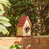 Glitzhome Wooden Bird House Indoor Outdoor Decor Hanging Garden Birdhouse 9" H glitzhome