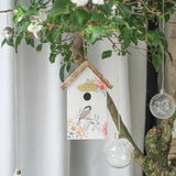 Z² BellaDecor Wooden Humming Bird Houses for Outside Birdhouses for Outdoors Hanging Bird House Unique Bird Nest for Garden Patio Yard Lawn Backyard Z² BellaDecor