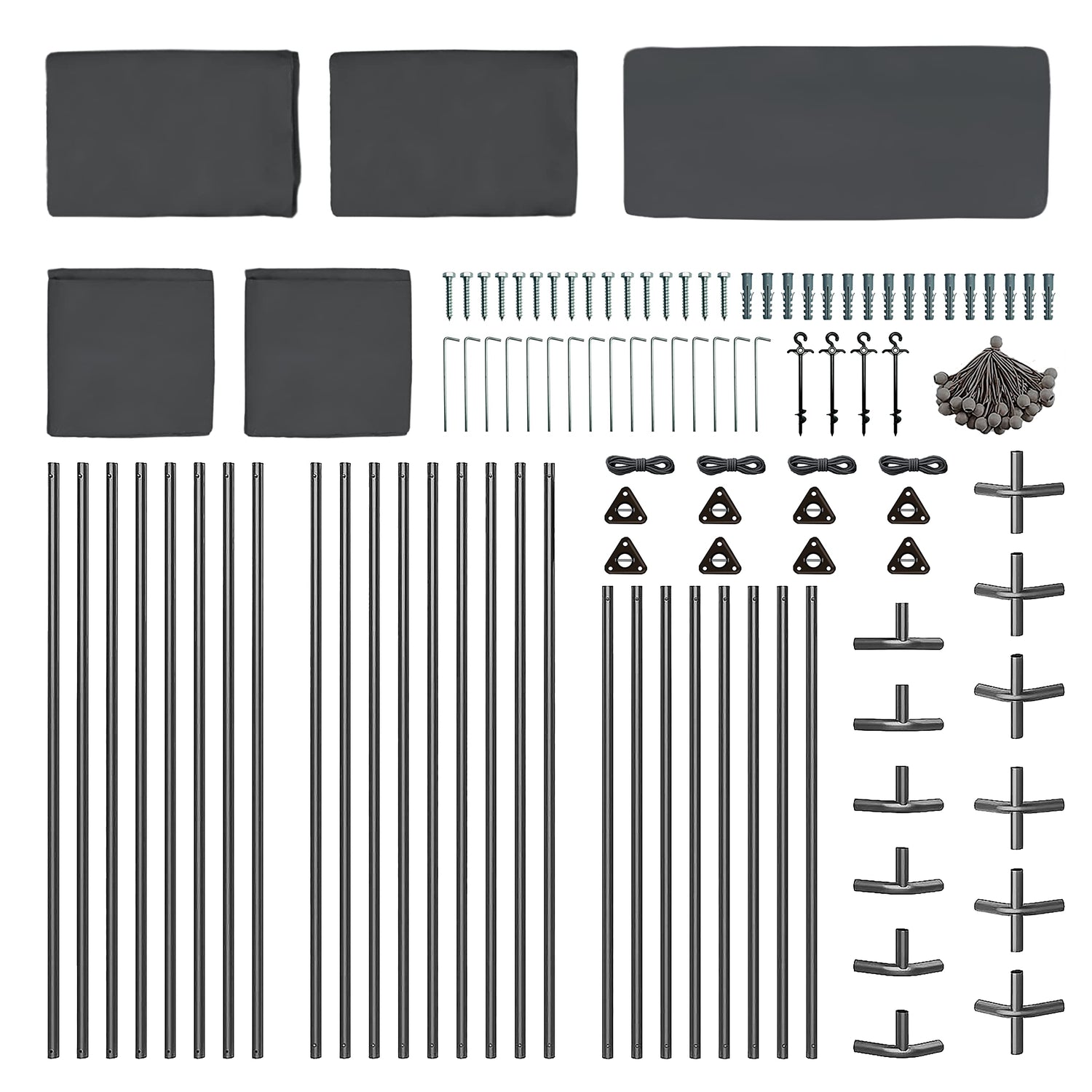 NOWENSOL Carport Canopy 10x20ft Heavy Duty with Removable Sidewalls & Doors, Portable Car Port Garage Shelter for Boat, Party, Outdoor Camping Tent, NOWENSOL