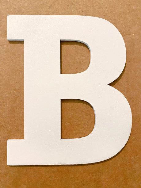 5 Inch Tall Wooden Letter Blank, Unfinished U Wood Block Letter for Nursery Decor, Rockwell Paintable Home Decor NEXTCraft