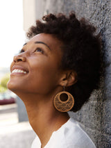 12 Pairs African Wooden Drop Earrings Bohemian Pendant Dangle Earrings Lightweight Ethnic Style Wood Earrings for Women (Chic Styles) Hicarer