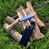 KAKURI Japanese NATA Tool Knife Small 6" Made in Japan, Bushcraft Hatchet Axe with Sheath for Camping, Outdoor, Campfire, Gardening KAKURI