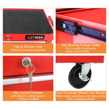 WTRAVEL Rolling Tool Chest with 7-Drawer Tool Box with Wheels Multifunctional Tool Cart Mechanic Tool Storage Cabinet for Garage, Warehouse, WTRAVEL