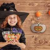 PartyKindom 2Pcs Wooden Pendant Wood Boards Unfinished Halloween Door Sign chirtmas Decor Fall Decor Wood Pumpkin Welcome Sign DIY Halloween Decor PartyKindom