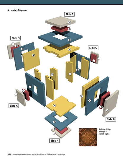 Creating Wooden Boxes on the Scroll Saw: Patterns and Instructions for Jewelry, Music, and Other Keepsake Boxes (Fox Chapel Publishing) 25 Fun - WoodArtSupply