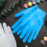 3 Pairs Reusable Safe Silicone Gloves for Resin Casting Projects Waterproof Silicone Gloves Finger Protectors for DIY Crafts Mitten Crystal Epoxy Geyoga