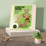 36 Pack Basswood Sheets 12x12x1/8 Inch for Crafts，Unfinished Wood for Laser Cutting & Engraving，Wood Burining，Plywood for Architectural Models. ESRICH