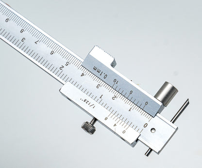 LLDSIMEX Parallel Marking Vernier Caliper 0-200mm/8 Inch Stainless Steel Marking Gauge Parallel Cross Calipers Measuring Tool with 2 Carbide - WoodArtSupply