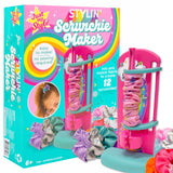 Just My Style D.I.Y. Scrunchie Maker by Horizon Group USA, Design Your Own Colorful Satin Scrunchies Hair Bands, Easy-to-Use Tool & Gemstones Just My Style