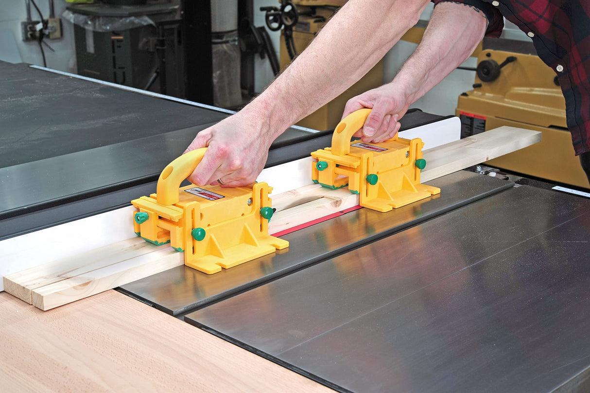 MICROJIG GRR-RIPPER GR-100 3D Table Saw Pushblock, Yellow MICRO JIG