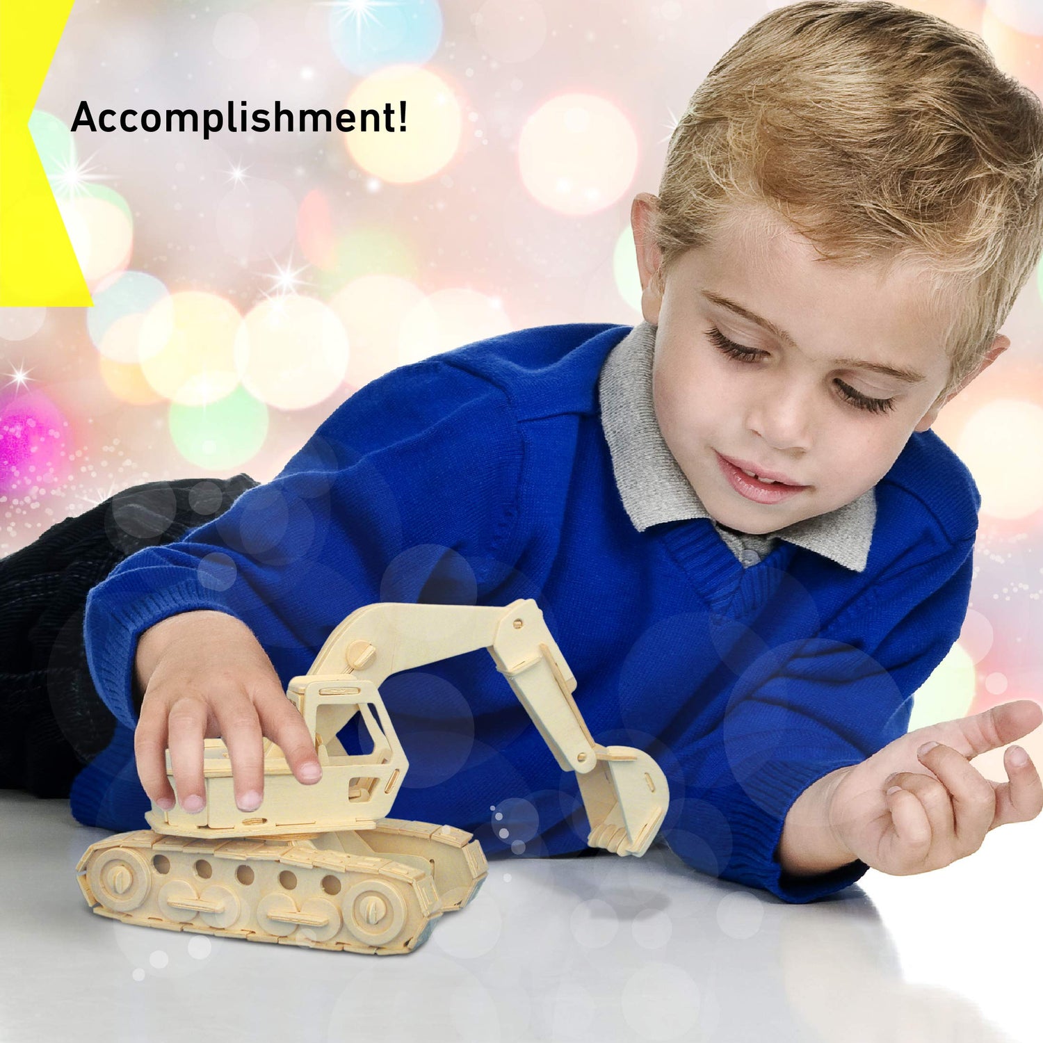 Puzzled 3D Puzzle Motorcycle Wood Craft Construction Model Kit, Fun & Educational DIY Wooden Toy Assemble Model Unfinished Crafting Hobby Puzzle to Puzzled