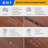 Upholstery Staple Gun Heavy Duty, YEAHOME 4-in-1 Stapler Gun with 4000 Staples, Manual Brad Nailer Power Adjustment Stapler Gun for Wood, Crafts, YEAHOME