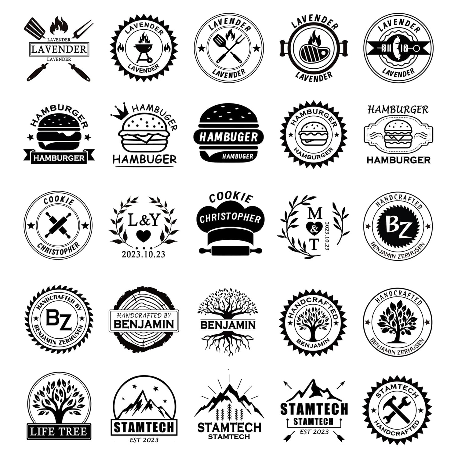 Customisable Metal Branding Iron for Wood, Leather, and More - Personalised Design by KoelntDIY KoelntDIY