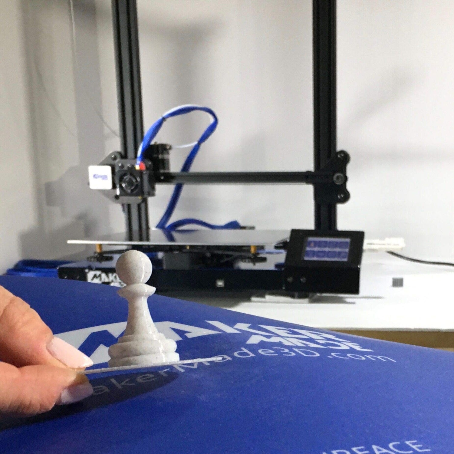 Maker Made 3D Printer 300 - All Metal Frame with Intuitive Touchscreen Interface and Magnetic Build Mat Maker Made