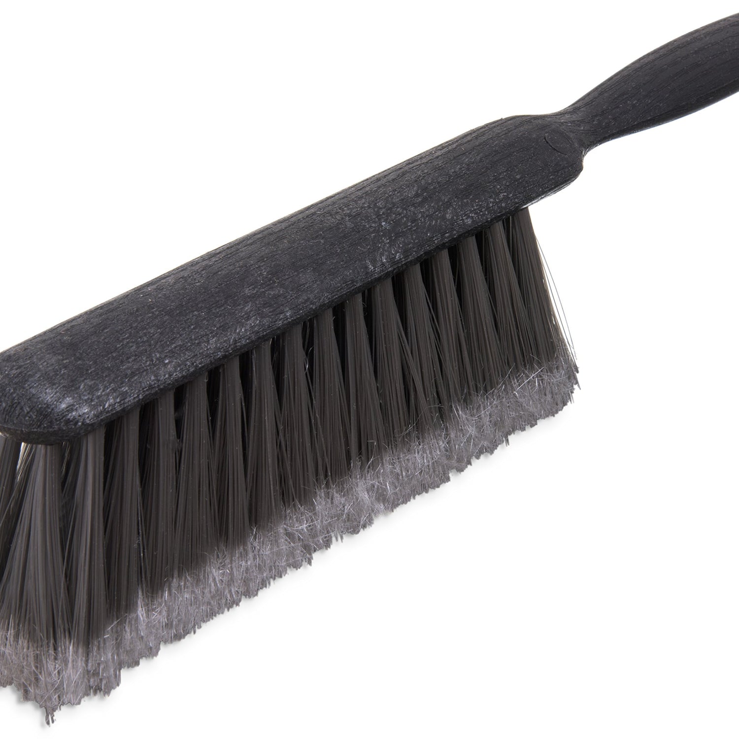 SPARTA Flo-Pac Counter Brush, Bench Brush, Dustpan Brush with Flagged Bristles for Counters, Floors, And Fireplace, 8 Inches, Gray SPARTA