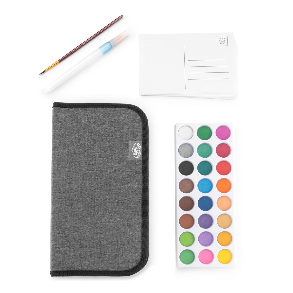 Royal & Langnickel Essentials Keep N' Carry Watercolor Set, 37pc Royal & Langnickel