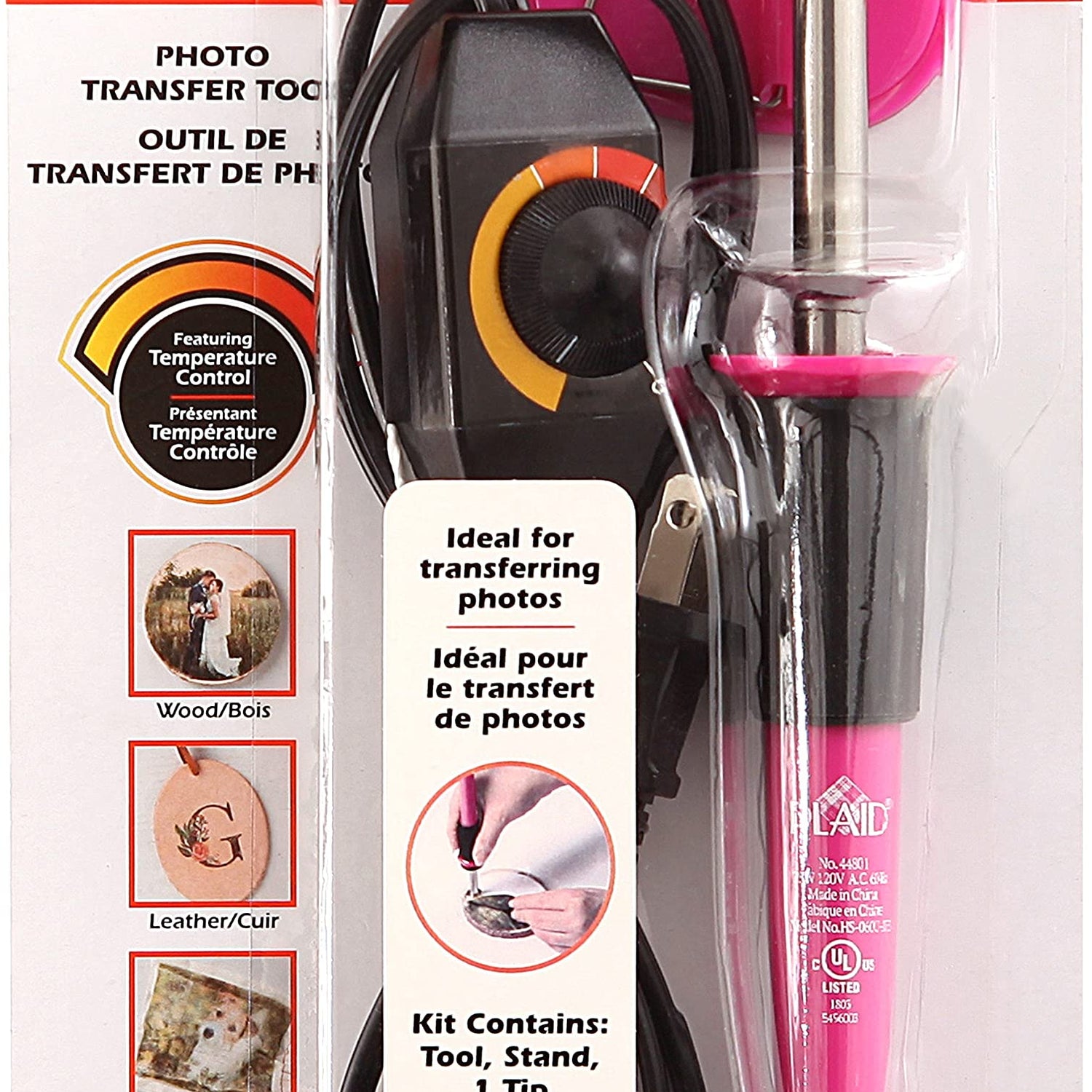 Mod Podge 3-Piece Photo, Lightweight Easy-to-Use Transfer Tool with Variable Temperature Control and Pen-Like Grip, Perfect for DIY Arts and Craft Mod Podge