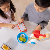 Melissa & Doug Wooden Make-a-Cake Mixer Set (10 pcs) - Food and Playset Accessories, Pretend Play Kitchen Toys For Kids Ages 3+ Melissa & Doug