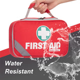 General Medi 2-in-1 First Aid Kit (215 Piece Set) + 43 Piece Mini First Aid Kit -Includes Eyewash, Ice(Cold) Pack, Moleskin Pad and Emergency Blanket General Medi