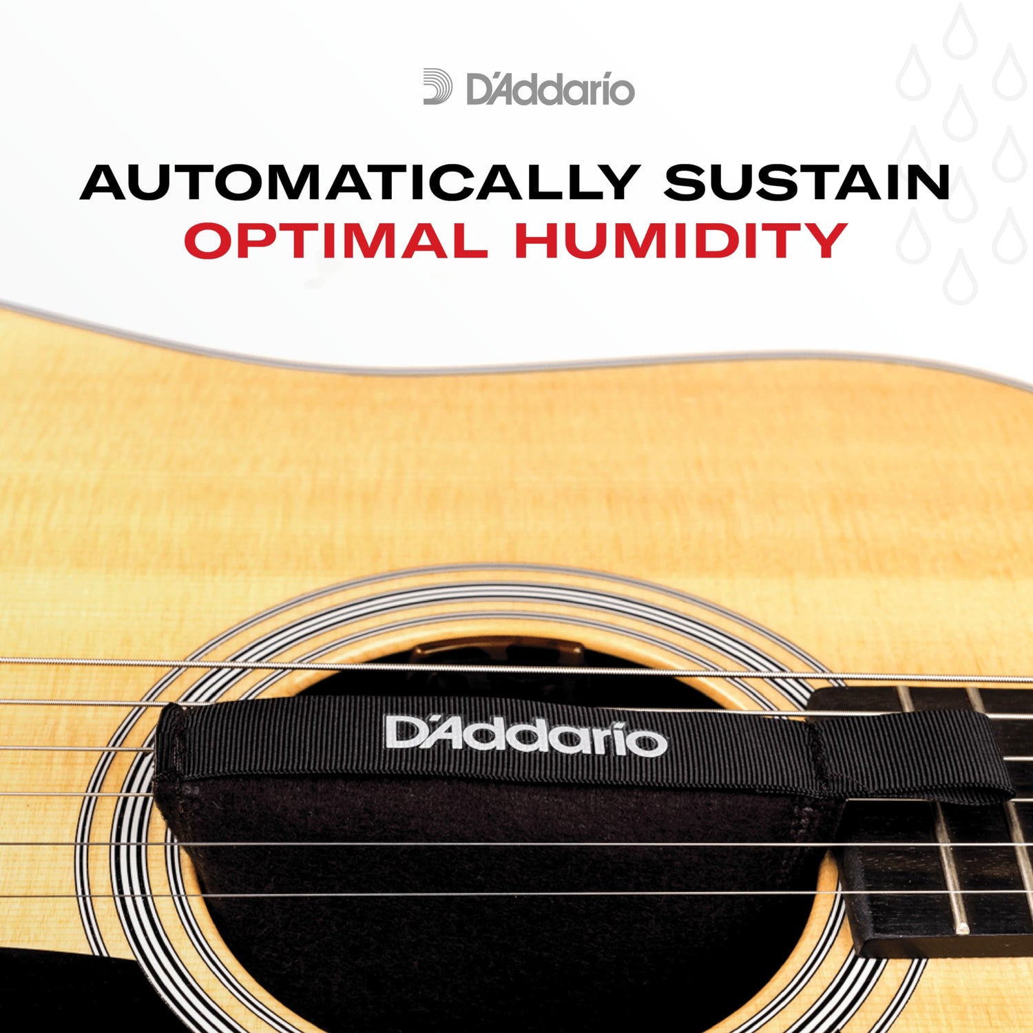 D'Addario Accessories Guitar Humidifier System - Humidipak Maintain Kit - Automatic Humidity Control System - Maintenance-Free, Two-Way Humidity D'Addario