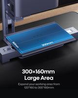 LaserPecker LP4 Slide Extension, Expand Laser Engraving Area to 300 * 160mm, Perfect for Batch Process LaserPecker