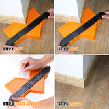 Contour Gauge with Lock, 2pcs 5&10 inch Profile Gauge Smart Measure Ruler Contour Duplicator Carpenter Tool for Vinyl Cutter Plank Install - Instant VIRIDI