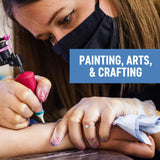 Dre Health Medium Clear Vinyl Medical Exam Gloves - Pack of 100 Dre Health